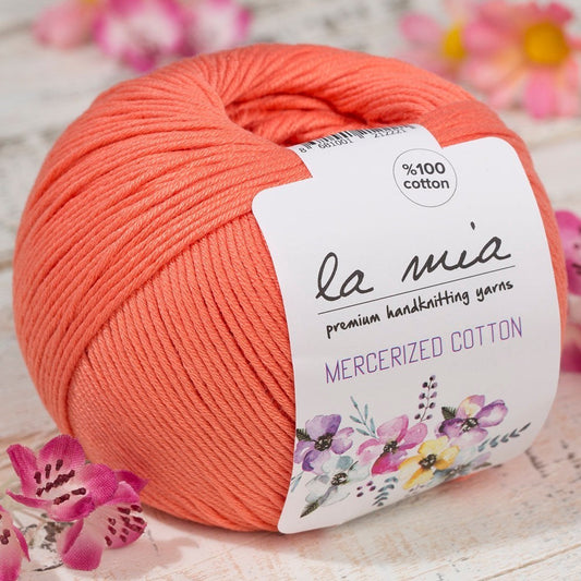 La Mia Mercerized Cotton Turuncu El Örgü İpi - 13 - 33598 - UcuzaGeliyor