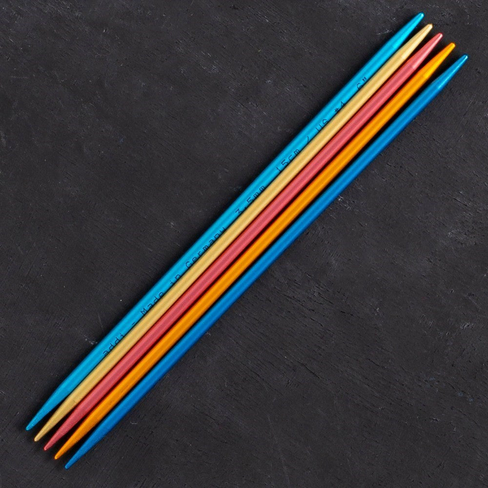 Addi Colibri 3,5mm 15cm Renkli Çorap Şişi - 204-7 - UcuzaGeliyor