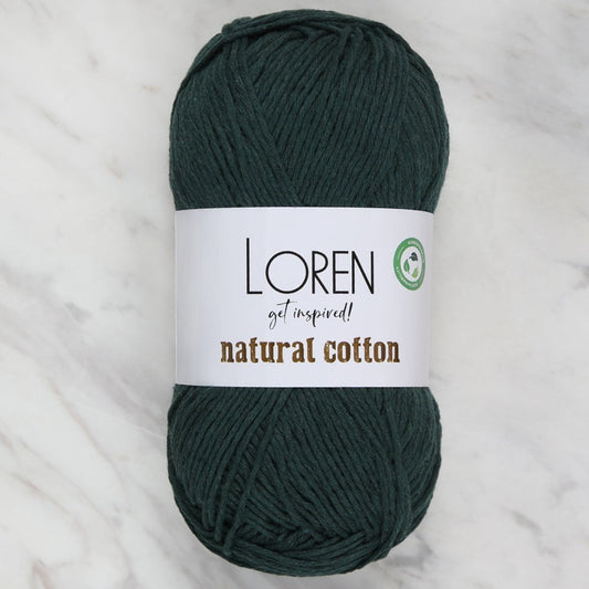 Loren Natural Cotton Yeşil El Örgü İpi - R073 - UcuzaGeliyor