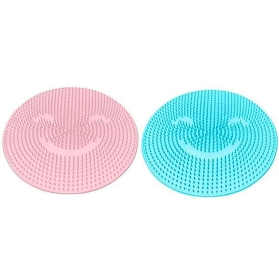BUFFER® Silikon Fırçalı Banyo Masaj Matı ve  Ayaklar için Topuk Masaj Paspası