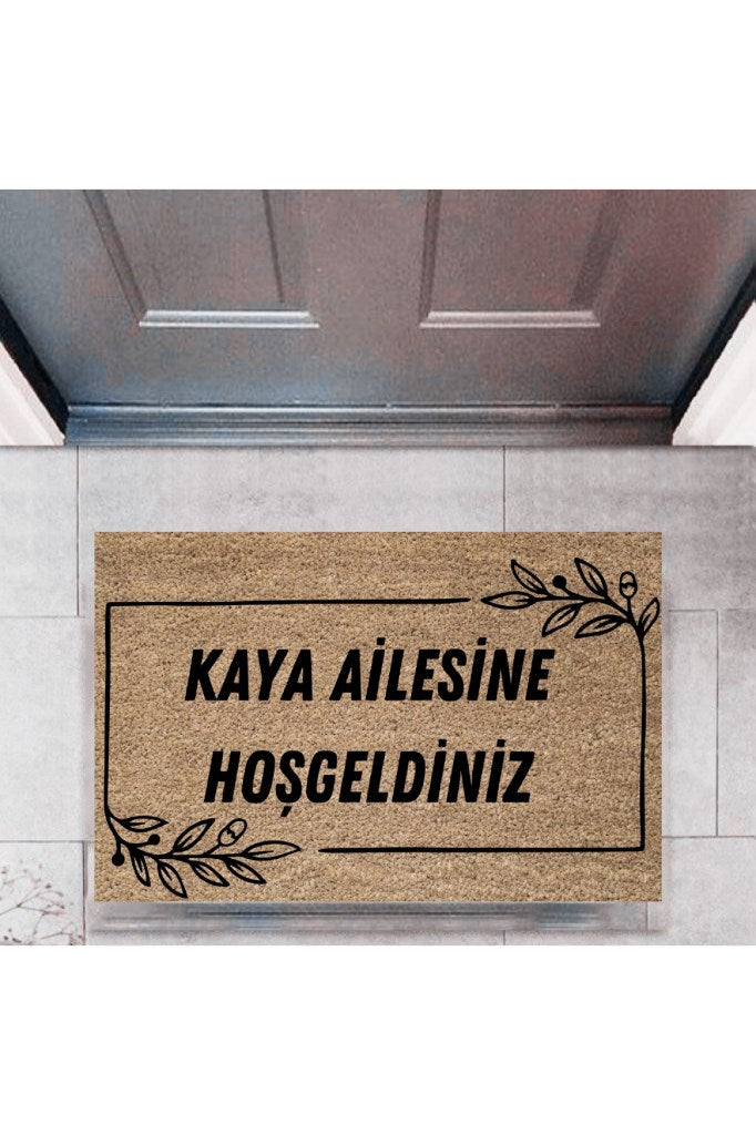 Kapı Önü Paspası Dekoratif Dijital Baskı Kişiye Özel P-2318 - UcuzaGeliyor