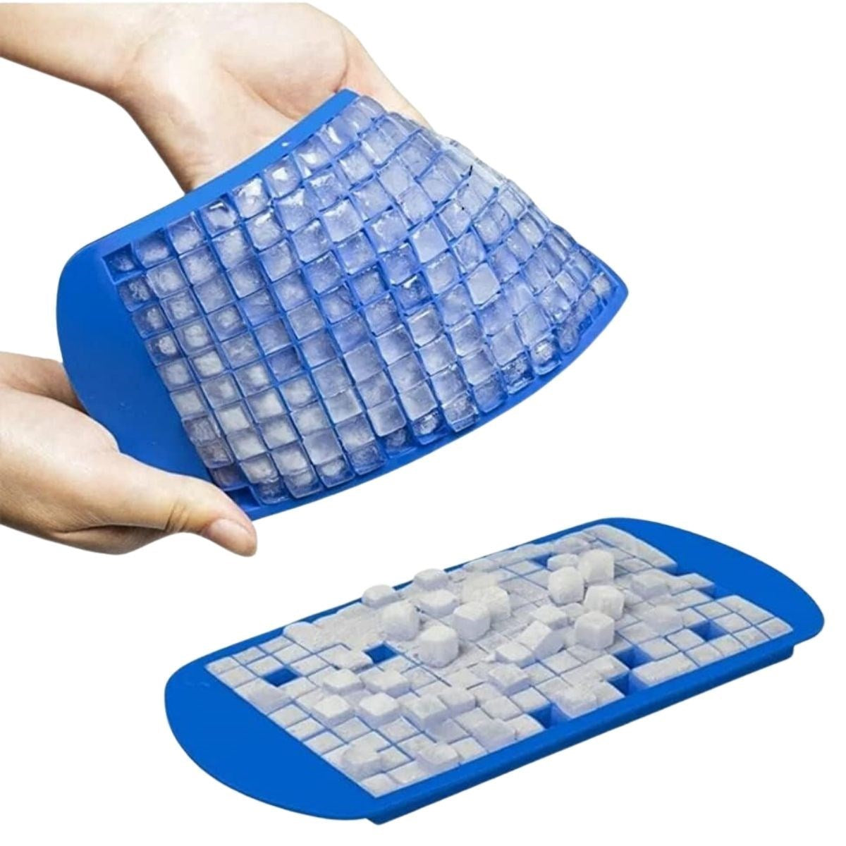 GENEL® 160'lı Mini Küp Şekilli Silikon Buzluk, Sunum Buzluk