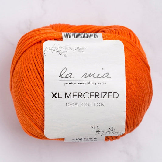 La Mia XL Mercerized Turuncu El Örgü İpi - 194 - 33772 - UcuzaGeliyor