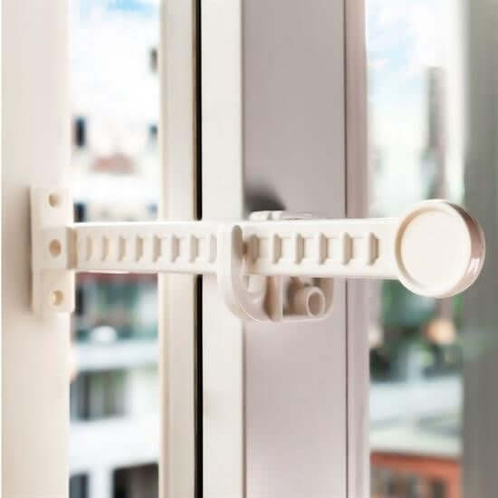 BUFFER® Bebek Çocuk Evcil Hayvan Güvenlik Ayarlanabilir Koruyucu Pencere Havalandırma Kilidi - UcuzaGeliyor