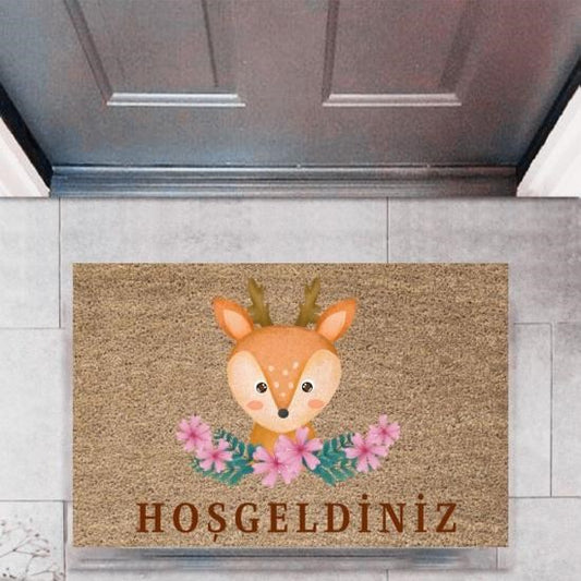 Kapı Önü Paspası Dekoratif Dijital Baskı HayvanlarP-2760 - UcuzaGeliyor