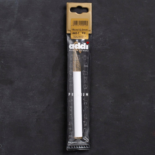 Addi Champagner 12mm 15cm Plastik Simli Yün Tığ - - UcuzaGeliyor