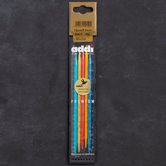 Addi Colibri 5mm 15cm Renkli Çorap Şişi - 204-7 - UcuzaGeliyor