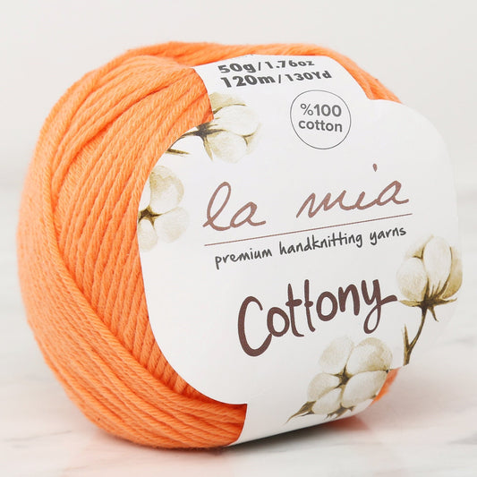La Mia Cottony Turuncu El Örgü İpi - P22 - 33654 - UcuzaGeliyor
