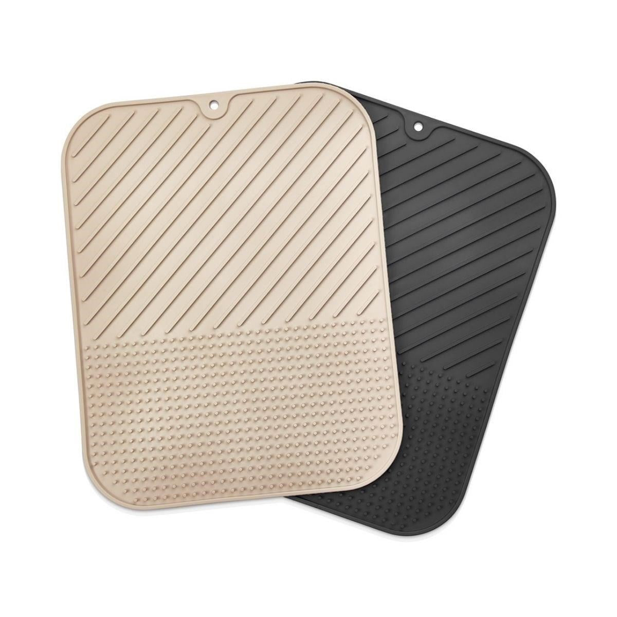 BUFFER® Silikon Kaydırmaz Mutfak İçin Bulaşık Matı, Çok Amaçlı Kurutmalık 36x28cm - UcuzaGeliyor