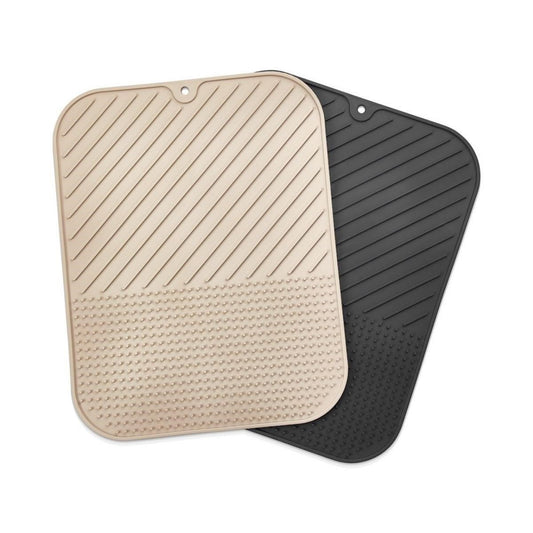 BUFFER® Silikon Kaydırmaz Mutfak İçin Bulaşık Matı, Çok Amaçlı Kurutmalık 36x28cm - UcuzaGeliyor