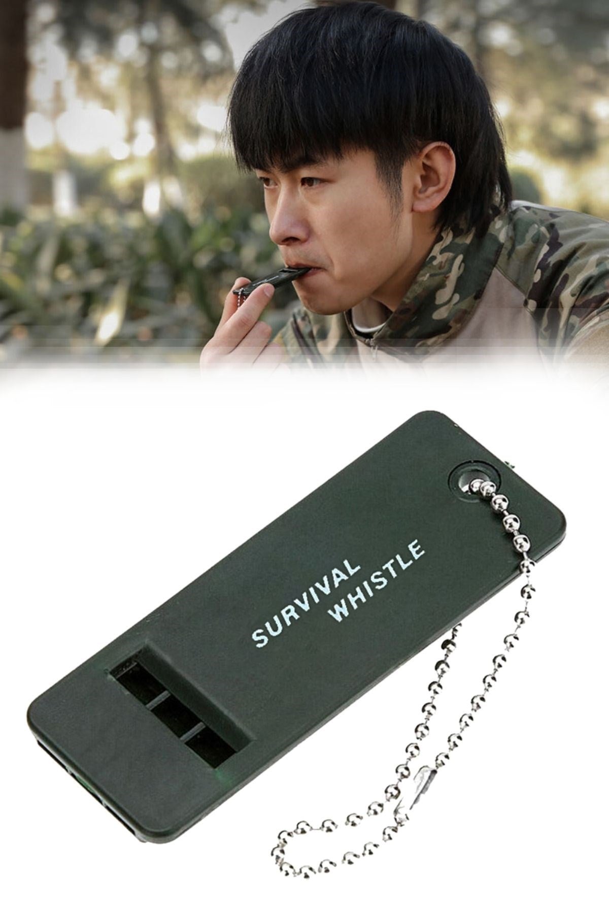 BUFFER® Kamp Outdoor Yaşam Yüksek Sesli Acil Durum Survival Plastik Düdük