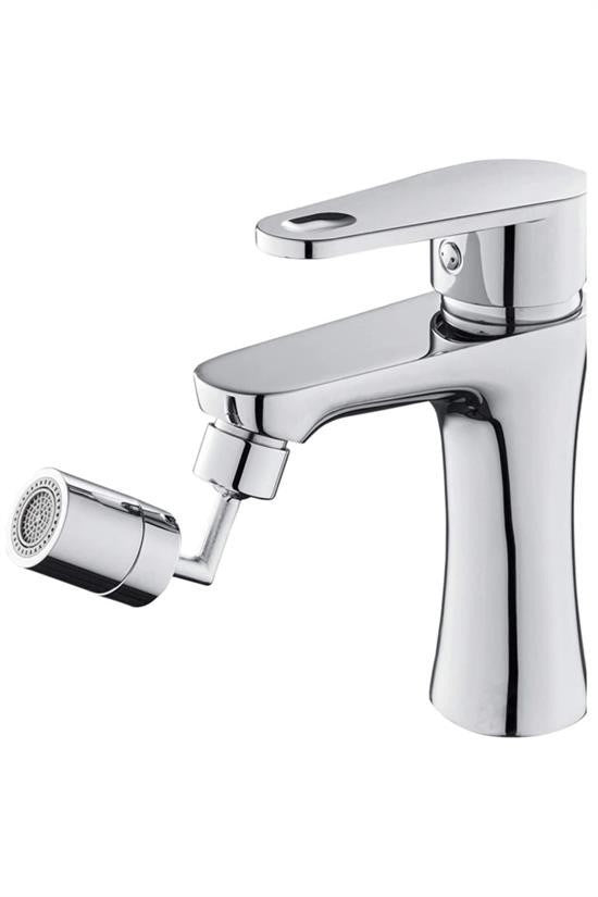 BUFFER®  720 Derece Dönebilen 4 Filtreli Tüm Musluk Tipleri İle Uyumlu Montaj Aparatlı Musluk Başlık