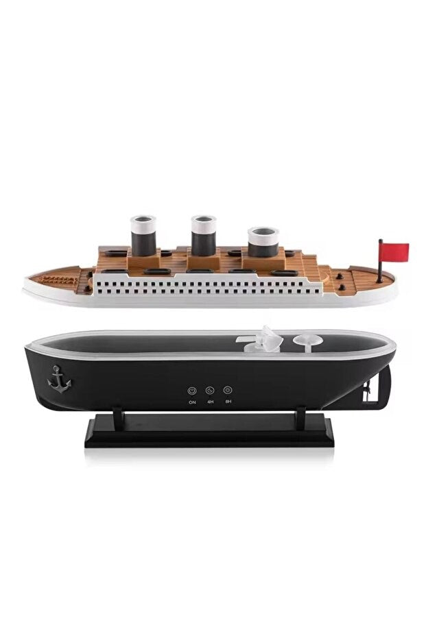 sonx Titanic Gemi Hava Nemlendirici Fonksiyonlu Buhar Makinesi Kumandalı