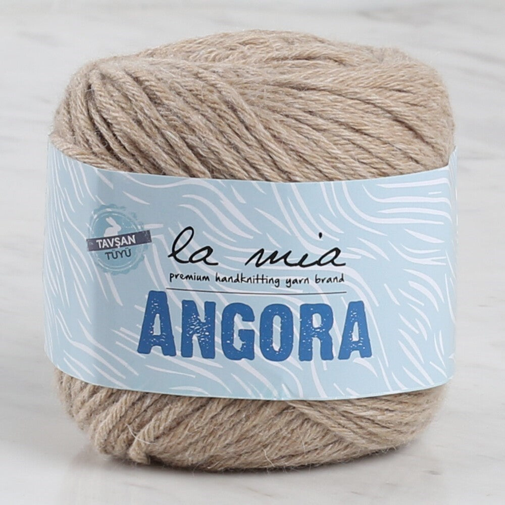 La Mia Angora 50gr Açık Kahve El Örgü İpi - L098 - 33806 - UcuzaGeliyor