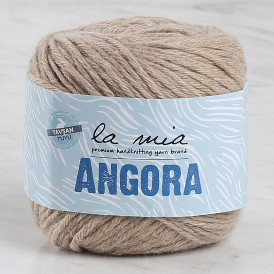 La Mia Angora 50gr Açık Kahve El Örgü İpi - L098 - 33806 - UcuzaGeliyor