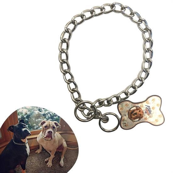 BUFFER® 65 cm Uzunlukta Zincir Model Köpek İçin Boyun Tasması - UcuzaGeliyor