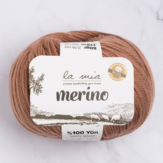 La Mia Merino Kahverengi El Örgü İpi - L137 - 33795 - UcuzaGeliyor
