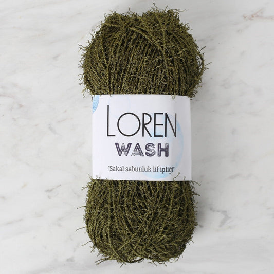 Loren Wash Asker Yeşili El Örgü İpi - R141 - 34031 - UcuzaGeliyor