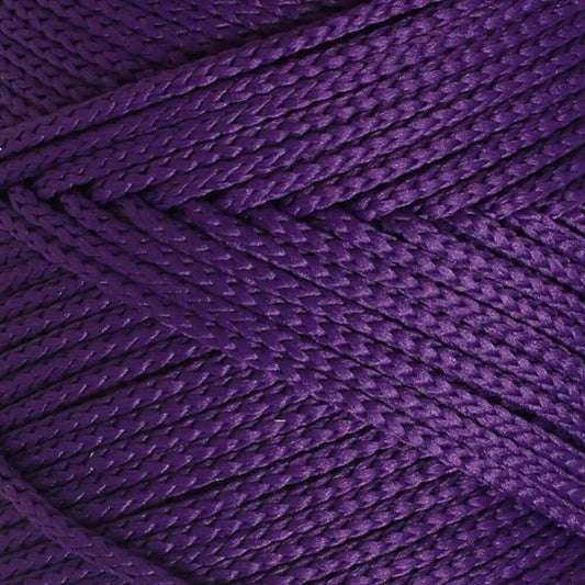 Loren Polyester Soft Macrame Koyu Mor El Örgü İpi - LM037 - 34442 - UcuzaGeliyor