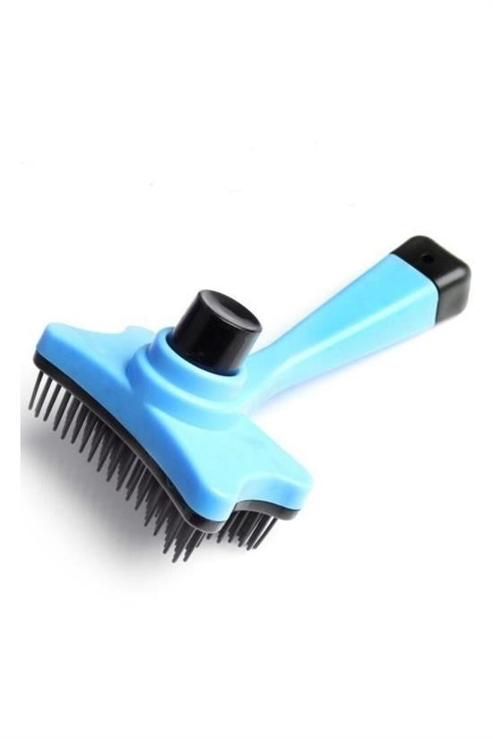 BUFFER® Evcil Hayvan Kedi Köpek Tüy Toplayıcı Otomatik Tuşlu Pet Tarak