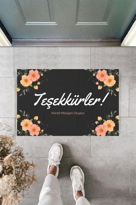 Dijital Baskı Kişiye Özel İç Kapı Dekorasyon Paspas  PS11212 - UcuzaGeliyor