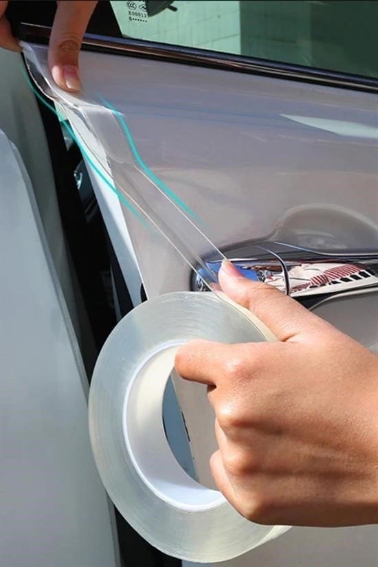 GENEL® Şeffaf Su Geçirmeyen  Dayanıklı Kolay Yapışan Çizilmeye Dayanıklı Oto Darbe Koruyucu Bant