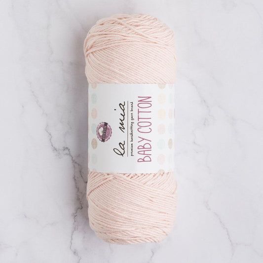 La Mia Baby Cotton Toz Pembe El Örgü İpi - L029 - 33651 - UcuzaGeliyor
