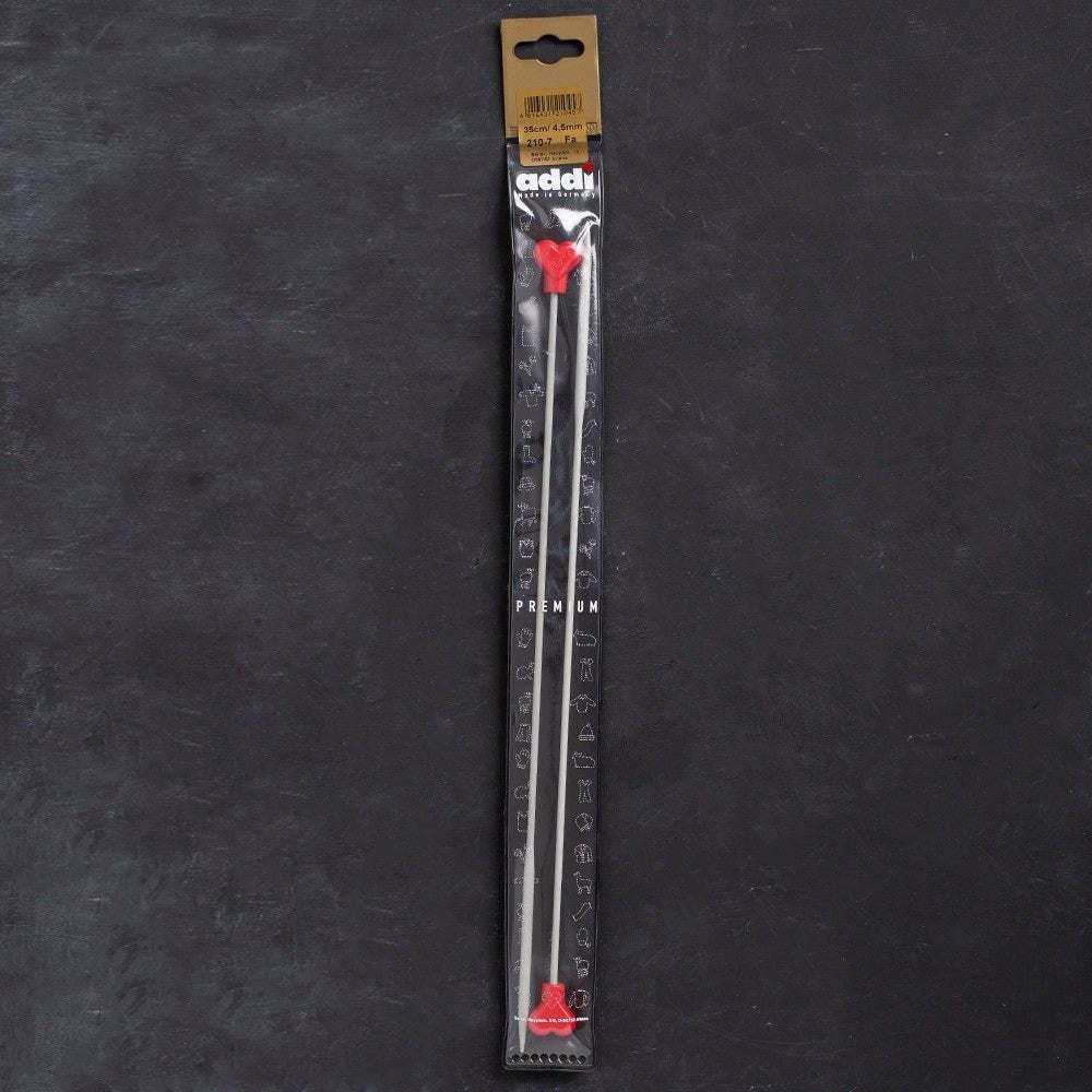 Addi 4,5mm 35cm Klasik Alüminyum Hızlı Örgü Şişi - - UcuzaGeliyor