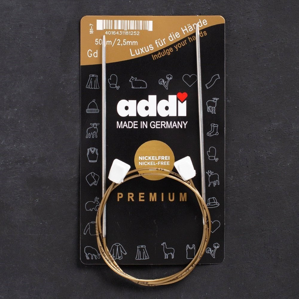 Addi Flexi-Bel 2,5mm 50cm Esnek Örgü Şişi - 181-7 - UcuzaGeliyor