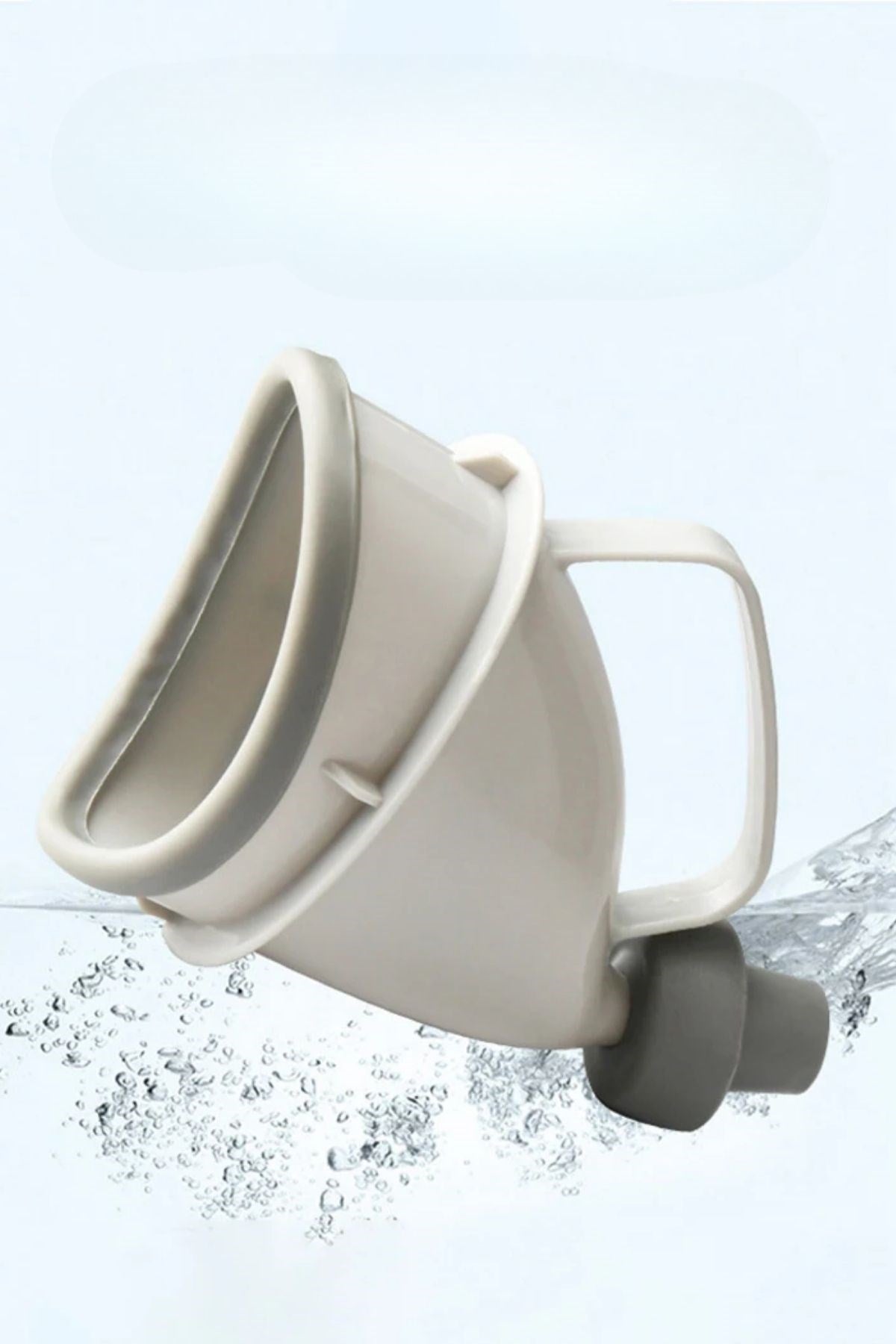 BUFFER® Unisex Taşınabilir Hijjenik Seyahat Tuvalet Aparatı Seyahat Tuvalet Hunisi