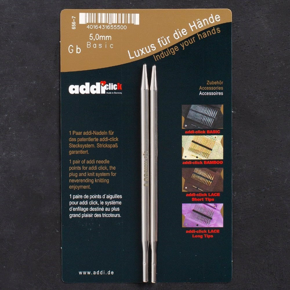 Addi Click Basic 5mm Misinalı Şiş Ucu - 656-2 - UcuzaGeliyor