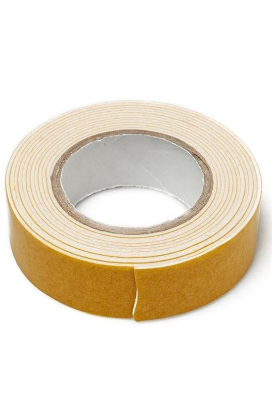 GENEL® Çok Amaçlı Tüm Yüzeylerde Kullanıma Uygun Beyaz Çift Taraflı Köpük Sünger Montaj Bant