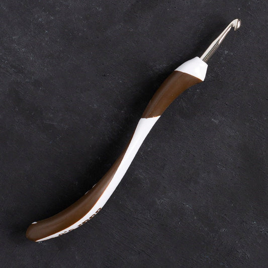 Addi Swing 5mm 16cm Kahverengi Ergonomik Yün Tığ - - UcuzaGeliyor
