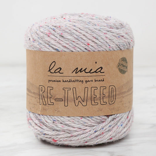 La Mia Re-Tweed Açık Gri Melanj El Örgü İpi - L156 - UcuzaGeliyor