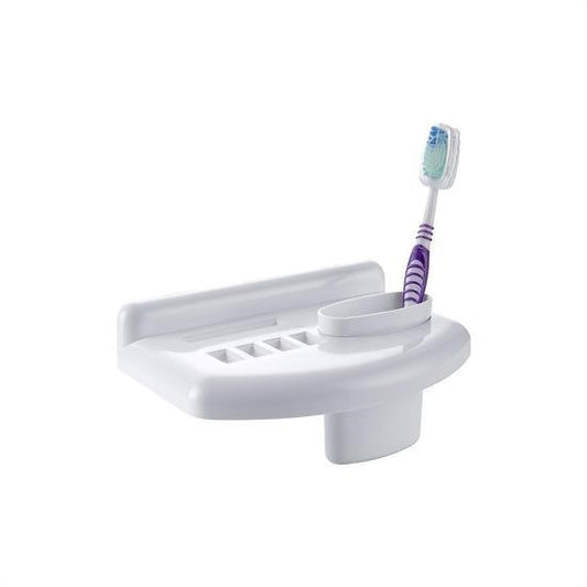 BUFFER® Banyo Diş Macunu Diş Fırçası Tutacağı Bardağı Fırçalık Stand - UcuzaGeliyor