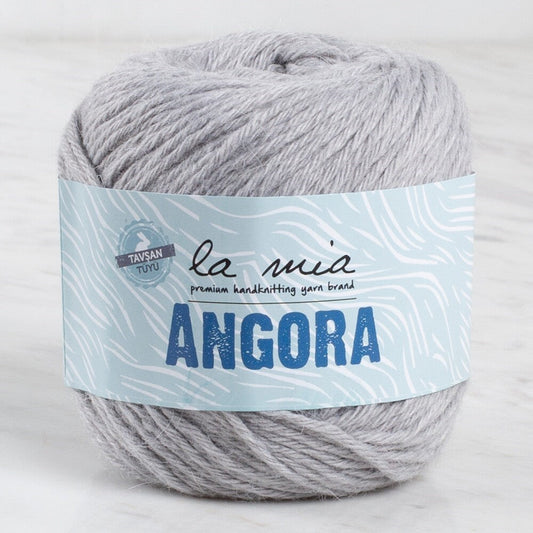 La Mia Angora Gri El Örgü İpi - L047 - 34013 - UcuzaGeliyor