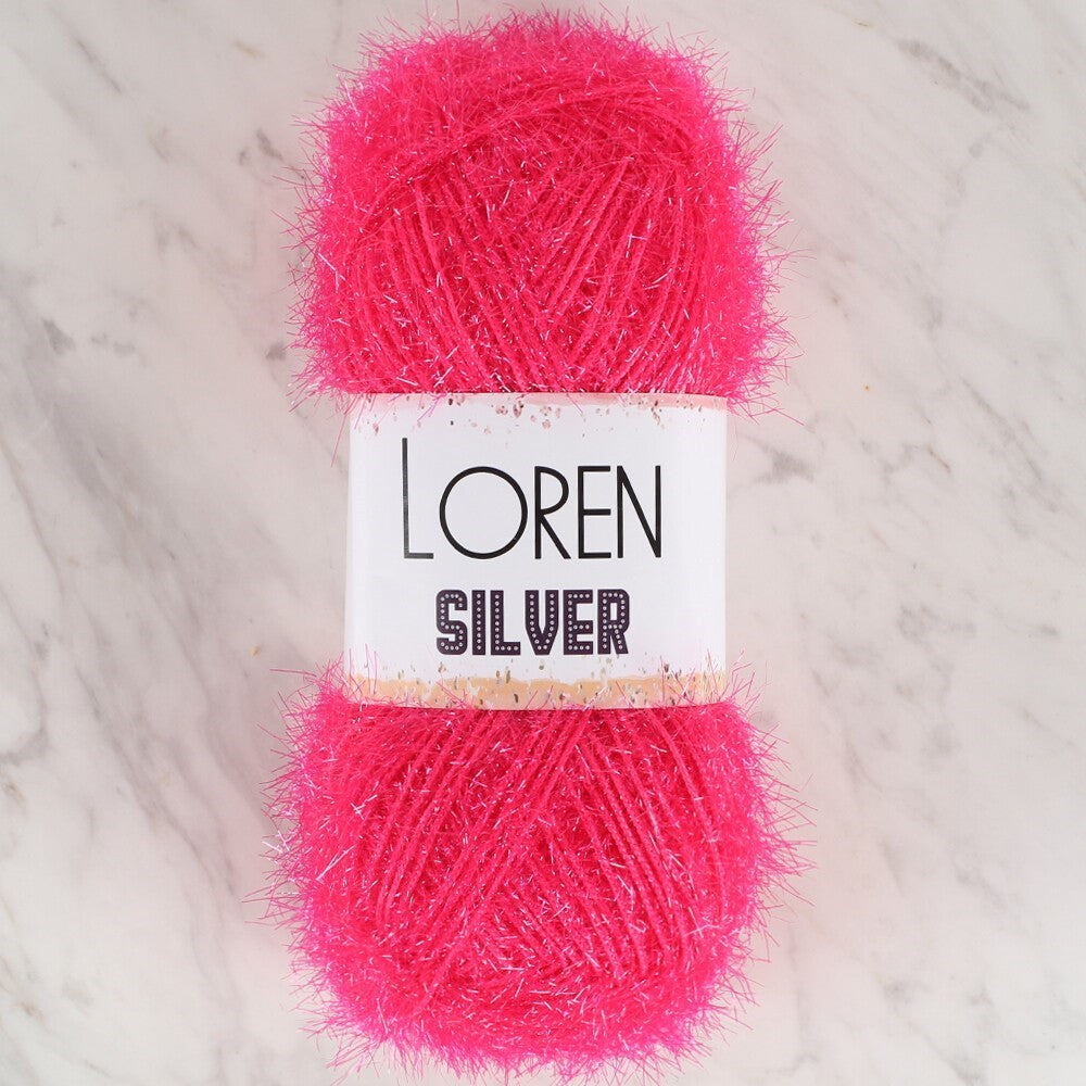 Loren Silver Fuşya El Örgü İpi - RS0021 - 34077 - UcuzaGeliyor