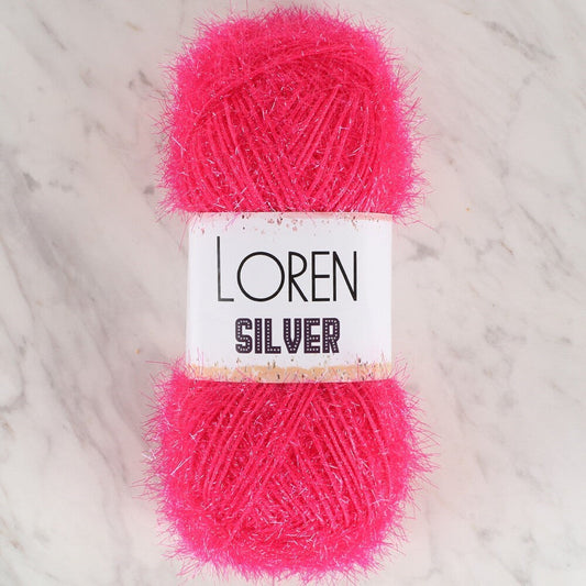 Loren Silver Fuşya El Örgü İpi - RS0021 - 34077 - UcuzaGeliyor