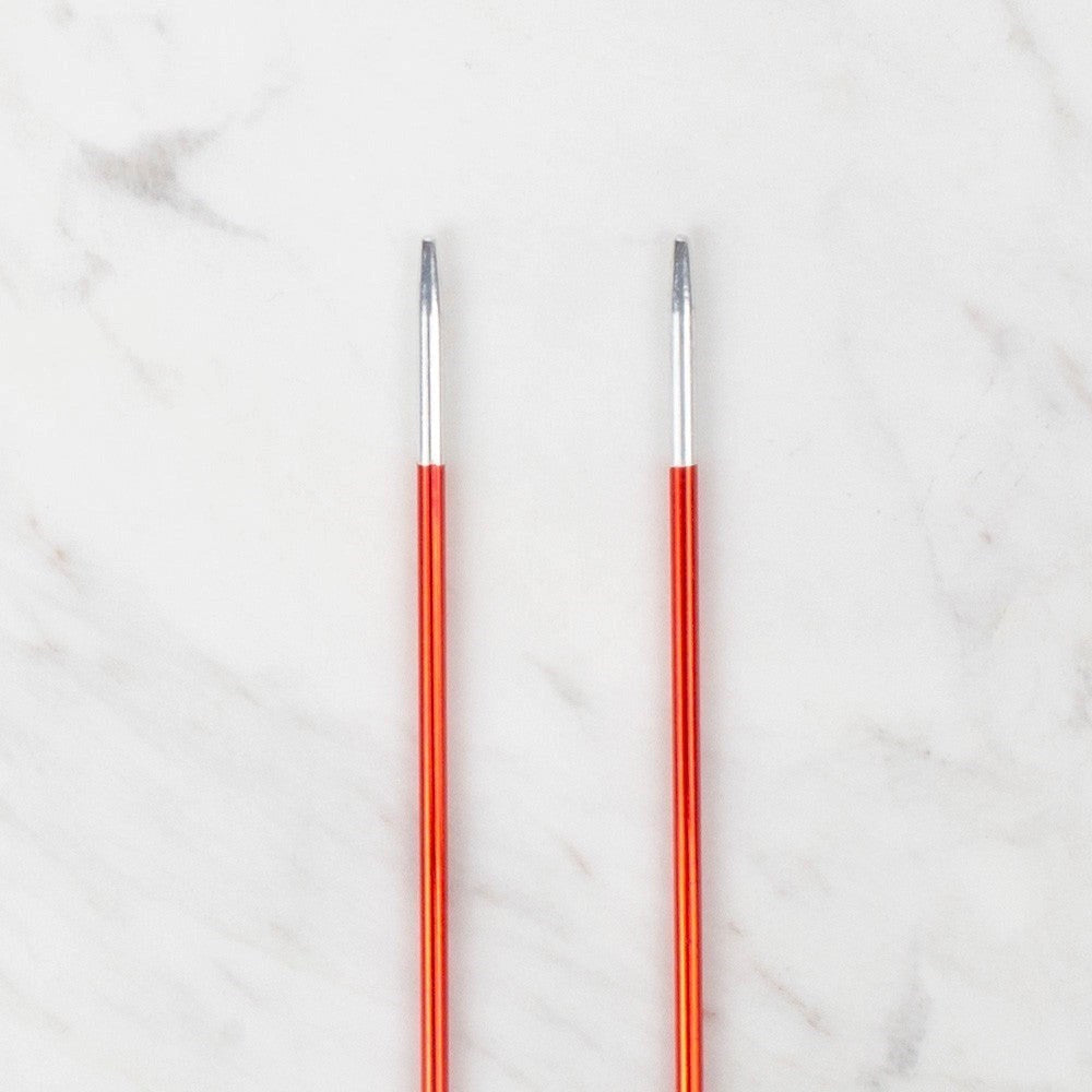 Loren Rythm 2,5mm Kırmızı Renkli Metal Örgü Şişi - UcuzaGeliyor