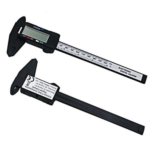 BUFFER® 150 Mm Dijital Kumpas Elektronik Fiber Karbon Kaplı Plastik - Kumpas - UcuzaGeliyor