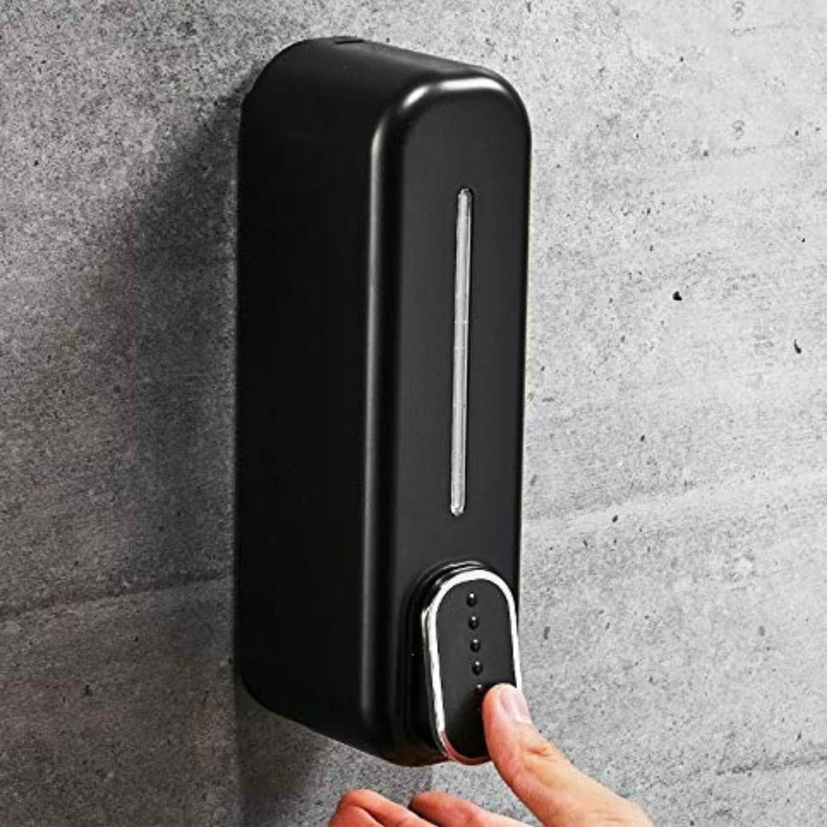 Buffer ® Siyah Duvara Monte Sıvı Sabunluk Dispenser 300 ml - UcuzaGeliyor