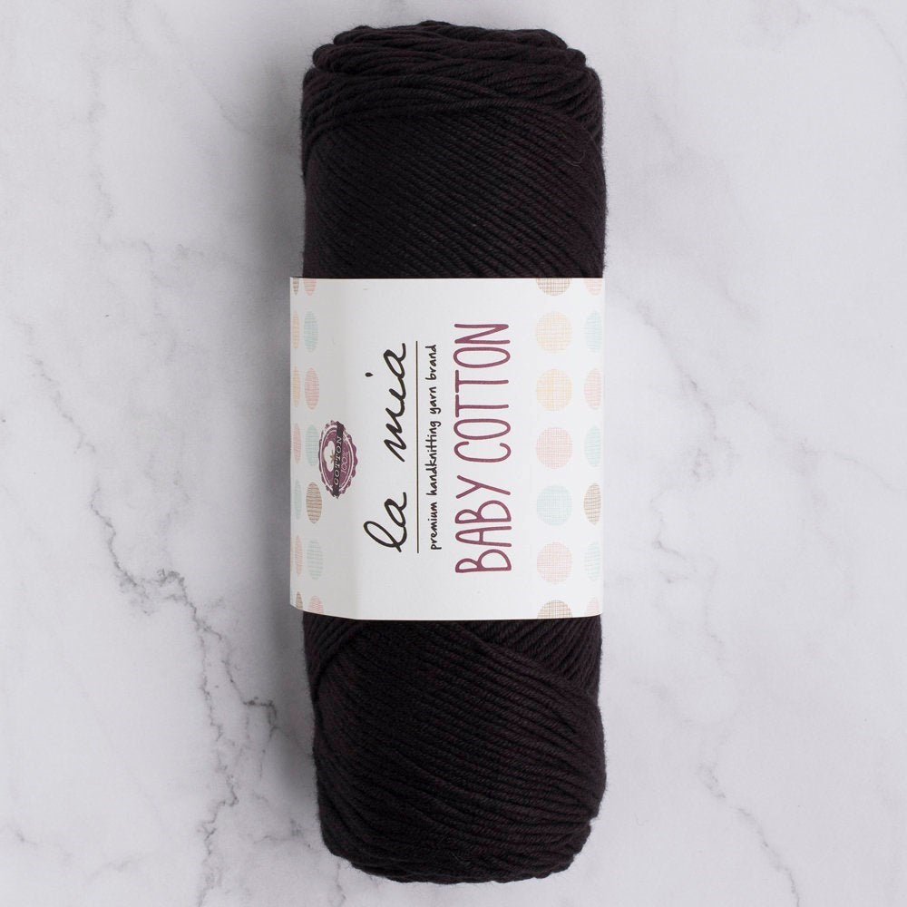 La Mia Baby Cotton Siyah El Örgü İpi - L006 - 33647 - UcuzaGeliyor