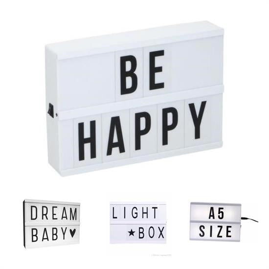 BUFFER® Sinematik Lightbox Dekorasyon Aydınlatma Aksesuarları (A5 Boyut) - UcuzaGeliyor