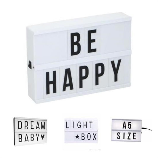 BUFFER® Sinematik Lightbox Dekorasyon Aydınlatma Aksesuarları (A5 Boyut) - UcuzaGeliyor