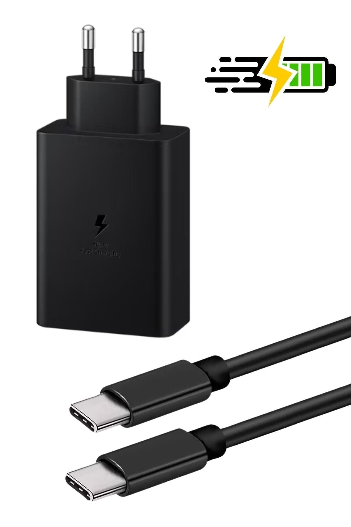 GENEL® 65W Hızlı Şarj Edebilen TYPE C uçlu Şarj Aleti