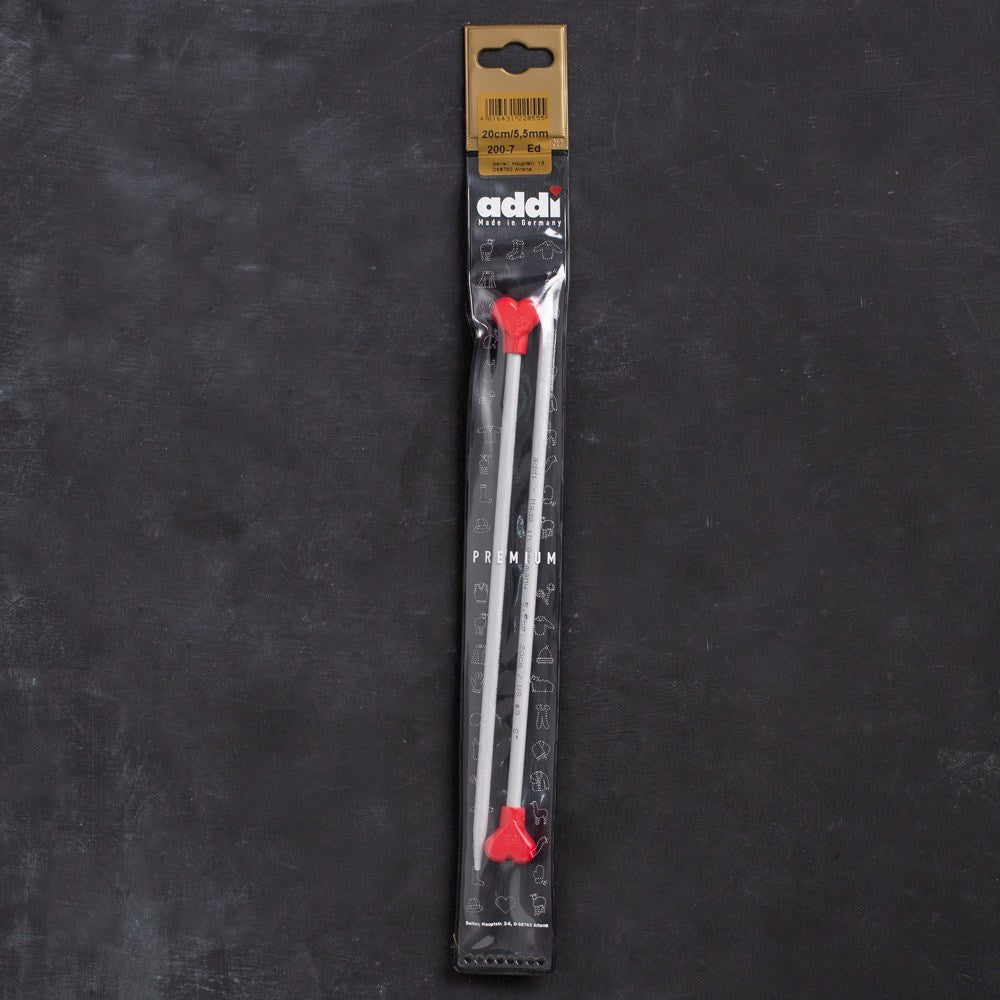 Addi Kalpli 5,5mm 20cm Klasik Alüminyum Örgü Şişi - UcuzaGeliyor