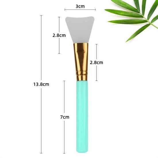 GENEL® 2li Silikon Temizlemesi Kolay Kullanılabilen Yüz Cilt Bakımı Maske Ve Krem Spatulası