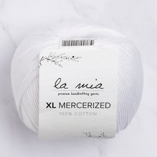 La Mia XL Mercerized Beyaz El Örgü İpi - 2 - 33759 - UcuzaGeliyor