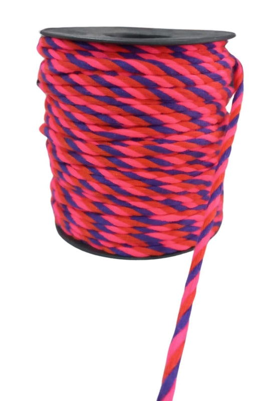 Bileklik ipi, Hediye Paketleme ipi, Şans, Bereket, Aşk, Şifa, Güç 1 mm Pamuk  1 metre Fuşya - UcuzaGeliyor
