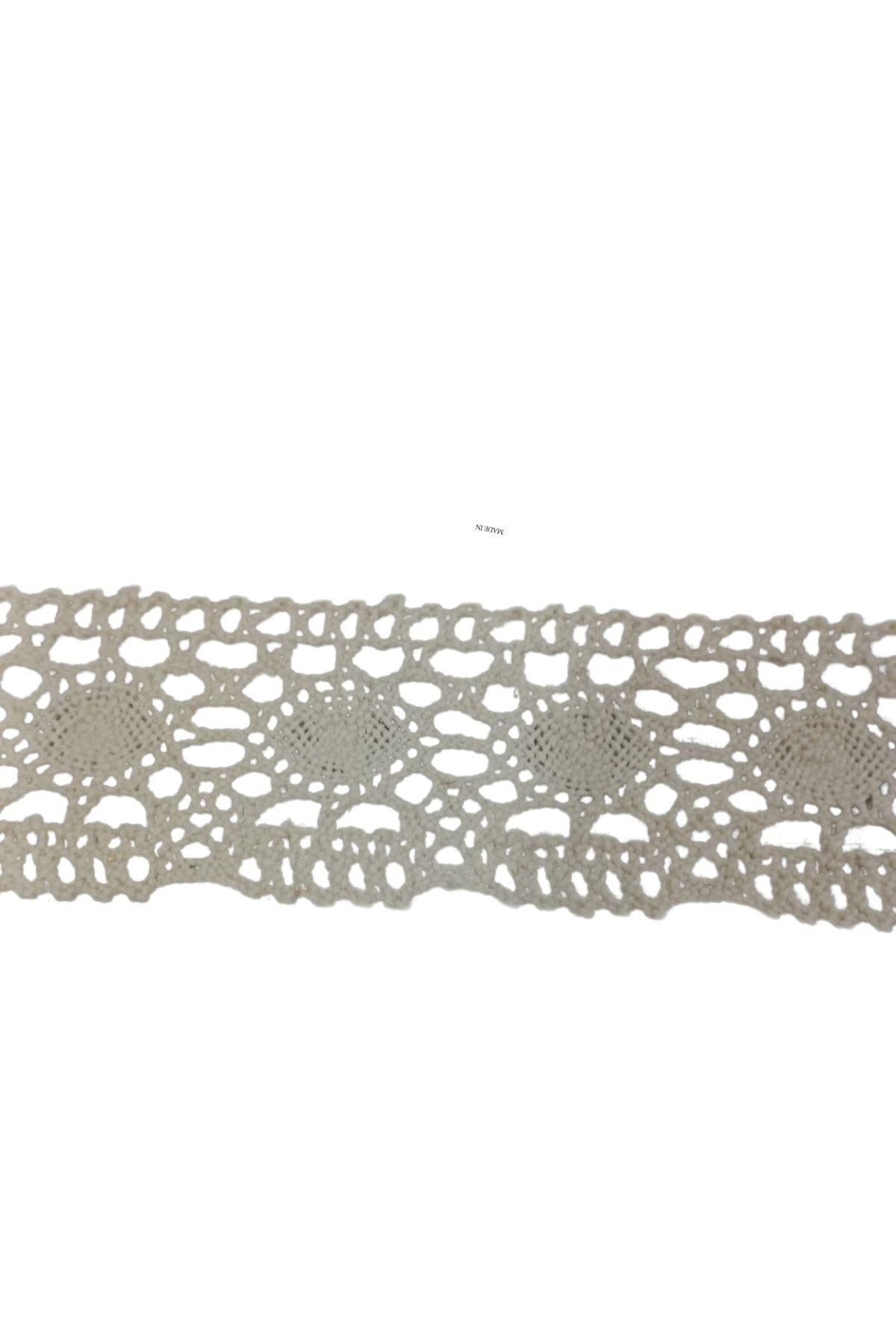 Kopanaki Dantel en 5 cm Badem Model Krem 1 Metre - UcuzaGeliyor